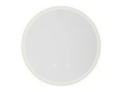 Vente-unique Miroir de salle de bain lumineux soleil avec anti buée et bouton tactile - D60 cm - VERECIO* Miroir Simple