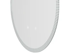Vente-unique Miroir de salle de bain lumineux soleil avec anti buée et bouton tactile - D60 cm - VERECIO* Miroir Simple