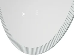 Vente-unique Miroir de salle de bain lumineux soleil avec anti buée et bouton tactile - D60 cm - VERECIO* Miroir Simple