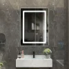 Luxury Bain Miroir de salle de bain LED 60x80cm à luminosité variable rectangulaire LuxuryBain* Miroir Lumineux