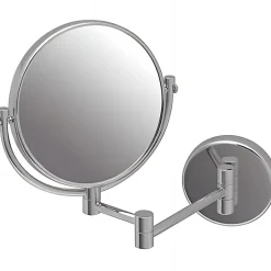 Sanindusa Miroir de salle de bain mural grossissant articulé Luxe latéral face chrome* Miroir Grossissant