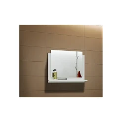 Meublorama Miroir de salle de bain pour collection OWL/RAVEN/BIRD, coloris blanc* Miroir Simple