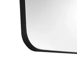 Vente-unique Miroir de salle de bain rectangle contour noir - 50x80 cm - DEMETRIA