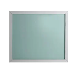 Kiamami Valentina Miroir De Salle De Bain Simple Avec Cadre En Abs Gris 70X60