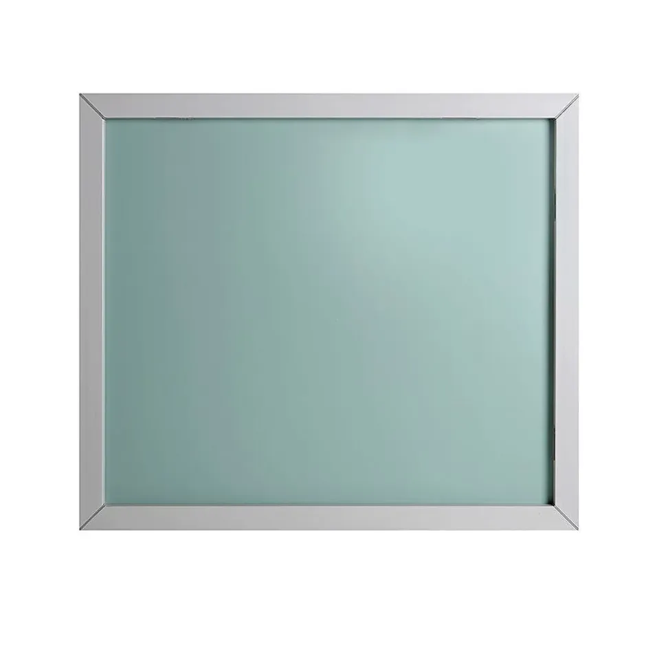 Kiamami Valentina Miroir De Salle De Bain Simple Avec Cadre En Abs Gris 70X60