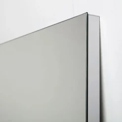 Kiamami Valentina Miroir De Salle De Bain Simple Avec Cadre En Abs Gris 70X60