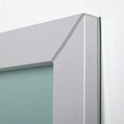 Kiamami Valentina Miroir De Salle De Bain Simple Avec Cadre En Abs Gris 70X60