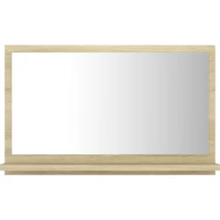 Helloshop26 Miroir de salle de bain 60x10,5x37 beige