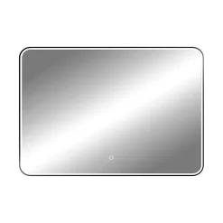 MPGlass Miroir de salle de bains lumineux LED rectangulaire l. 100 x H. 70 cm Denver