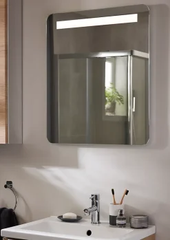 Cooke & Lewis Miroir de salle de bains éclairant LED antibuée 60x70 cm, GoodHome Colwell