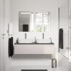 Cooke & Lewis Miroir de salle de bains éclairant LED antibuée 50x70 cm, GoodHome Colwell* Miroir Lumineux