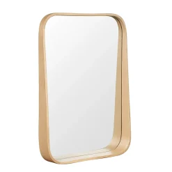 Homesight Miroir de salle de bains l.60 x H.80 cm, placage chêne, Thiam