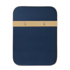 Homesight Miroir de salle de bains l.60 x H.80 cm, placage chêne, Thiam