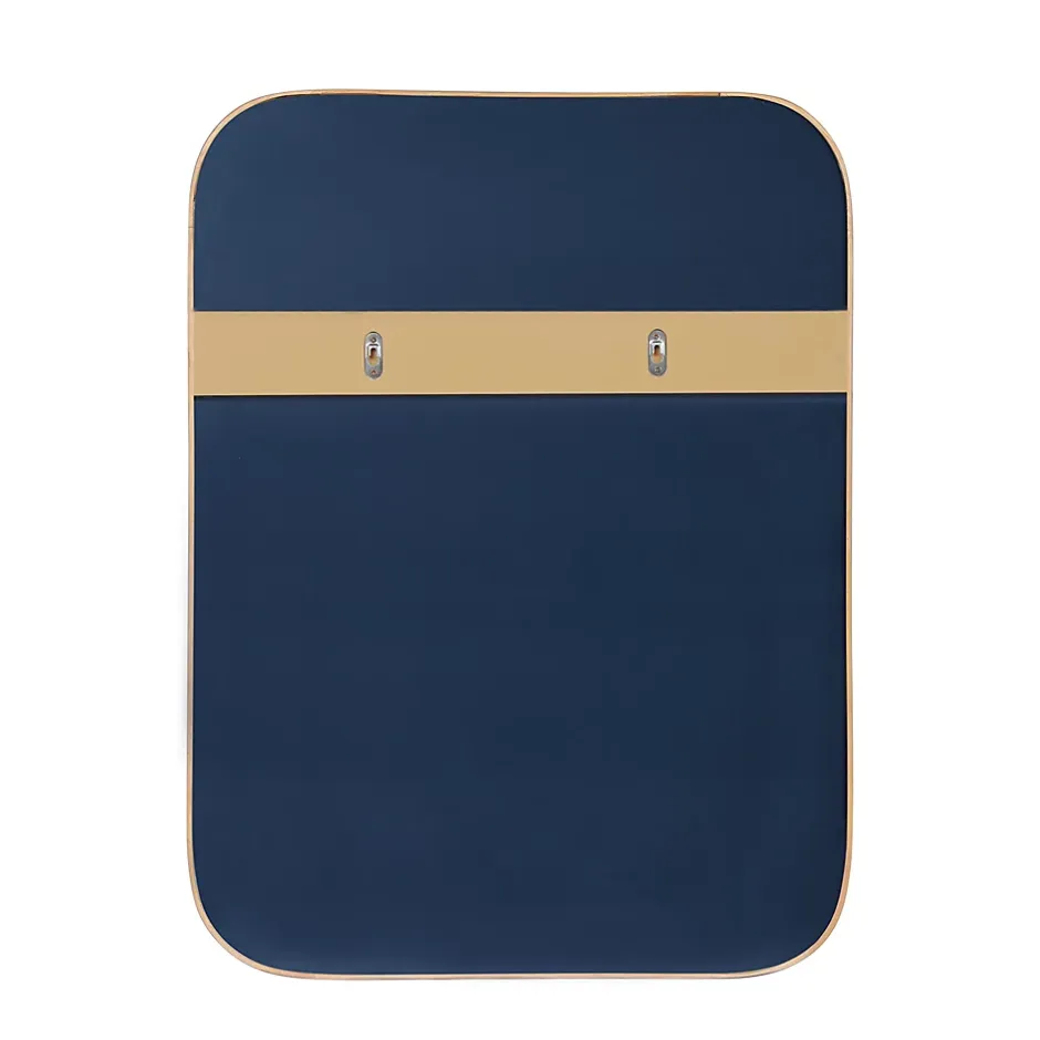 Homesight Miroir de salle de bains l.60 x H.80 cm, placage chêne, Thiam
