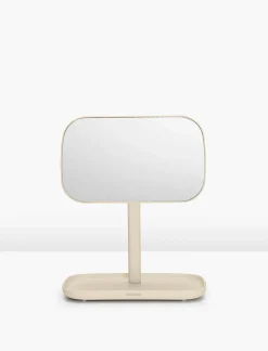 Brabantia Miroir de salle de bains avec plateau, beige, ReNew* Miroir Simple