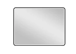 MPGlass Miroir de salle de bains lumineux LED noir 60 x 80 cm, Lyon Chic* Miroir Lumineux