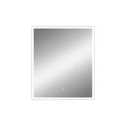 MPGlass Miroir de salle de bains lumineux LED rectangulaire l. 60 x H. 70 cm Bishop 2