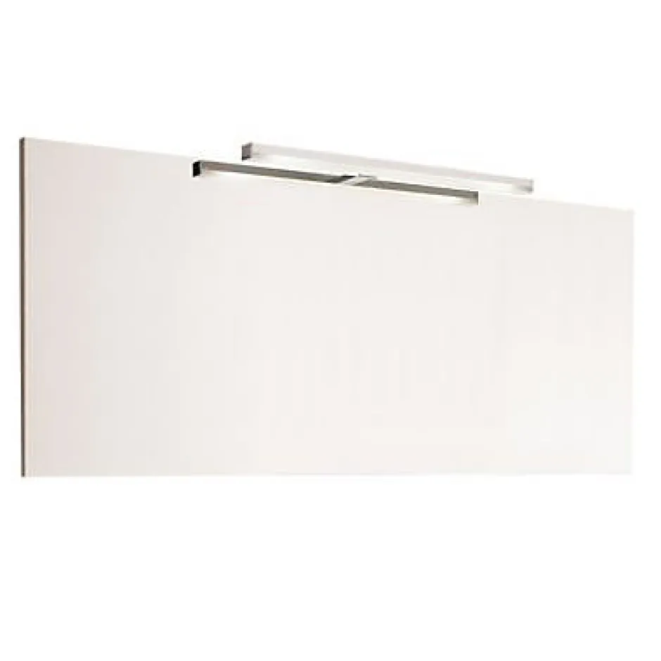Miroir de salle de bains lumineux LED effet chêne clair l.120 cm, Calao