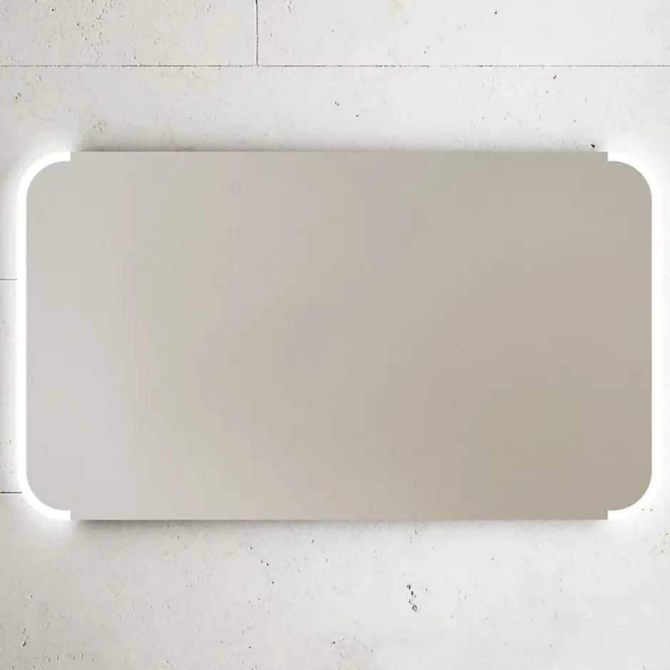 Miroir de salle de bains lumineux LED l. 105 x H. 60 x P. 3 cm* Miroir Lumineux
