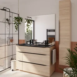 Cooke & Lewis Miroir de salle de bains l.120 x H.100 cm, Pamili