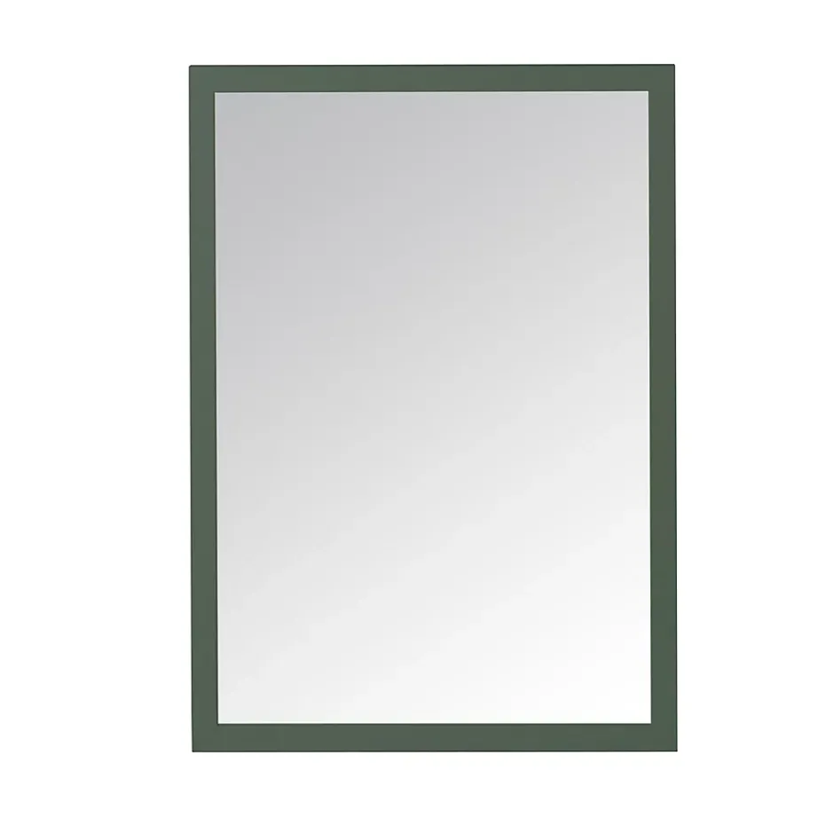 GoodHome Miroir de salle de bains vert mat l.70 x L.100 x ép.1,6 cm, Perma
