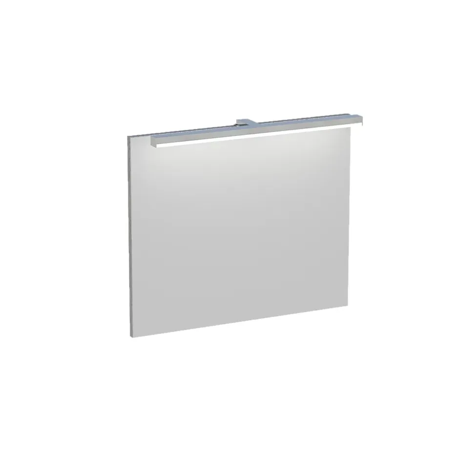 Miroir de salle de bains lumineux LED effet chêne clair l.60 cm, Calao* Miroir Lumineux