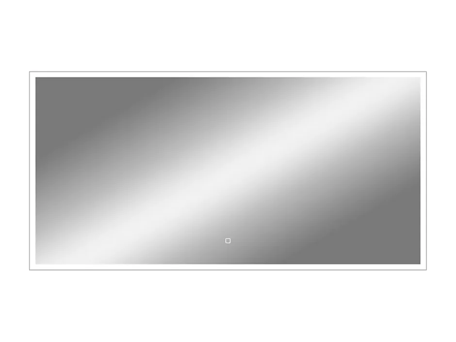 MPGlass Miroir de salle de bains lumineux LED rectangulaire l. 140 x H. 70 cm Bishop 2* Miroir Lumineux