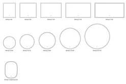 MPGlass Miroir de salle de bains lumineux LED rond Ø 70 cm Bishop 2* Miroir Lumineux