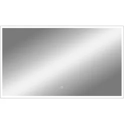MPGlass Miroir de salle de bains lumineux LED rectangulaire l. 120 x H. 70 cm Bishop 2* Miroir Lumineux