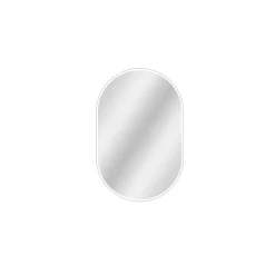MPGlass Miroir de salle de bains lumineux LED ovale, 84 x 50 cm, Phoenix