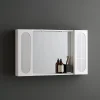 Kiamami Valentina Miroir De Salle De Bains Inglesina Avec Deux Éléments Muraux Latéraux Et Spots Led Intégrés