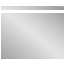 MPGlass Miroir de salle de bains lumineux LED, L.80 x H.70 cm, argenté, Kelme