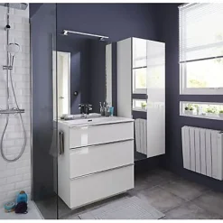 Cooke & Lewis Miroir de salle de bains l.80 x H.100 cm, Pamili* Miroir Simple