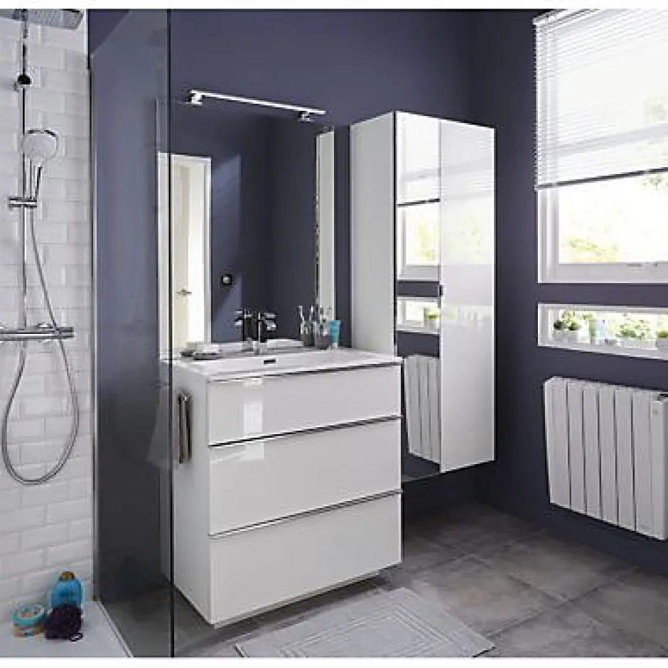 Cooke & Lewis Miroir de salle de bains l.80 x H.100 cm, Pamili* Miroir Simple