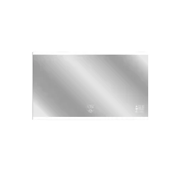 MPGlass Miroir de salle de bains lumineux LED connecté 70 x 120 cm, argenté, BroadWay* Miroir Lumineux