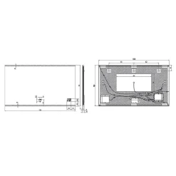 MPGlass Miroir de salle de bains lumineux LED connecté 70 x 120 cm, argenté, BroadWay* Miroir Lumineux