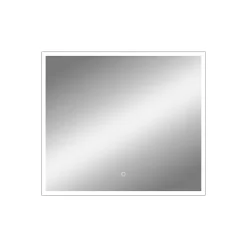 MPGlass Miroir de salle de bains lumineux LED rectangulaire l. 80 x H. 70 cm Bishop 2