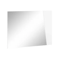 Dmora Miroir Deanna, Miroir de salle de bain, 100% Made in Italy, 80x2h60 cm, Blanc brillant* Miroir Simple