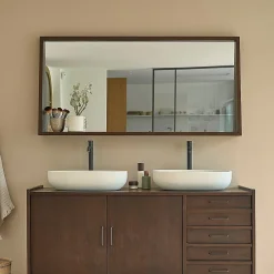 Berah Getah Miroir en mindi massif 135x67 cm