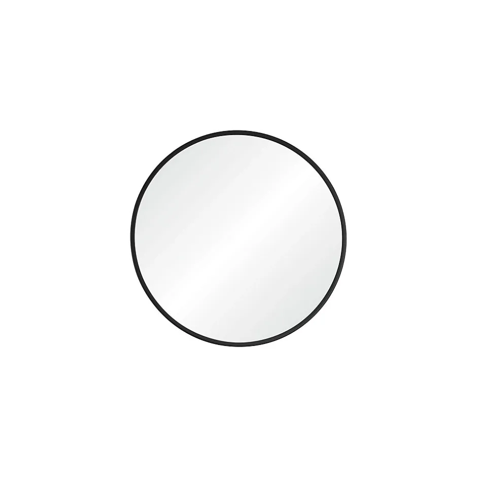 Mob-In Miroir en métal rond D60cm EMA Noir* Miroir Simple