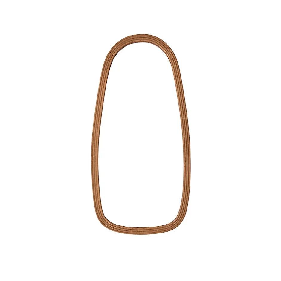Berah Getah Miroir en rotin naturel 120x60 cm* Miroir Simple