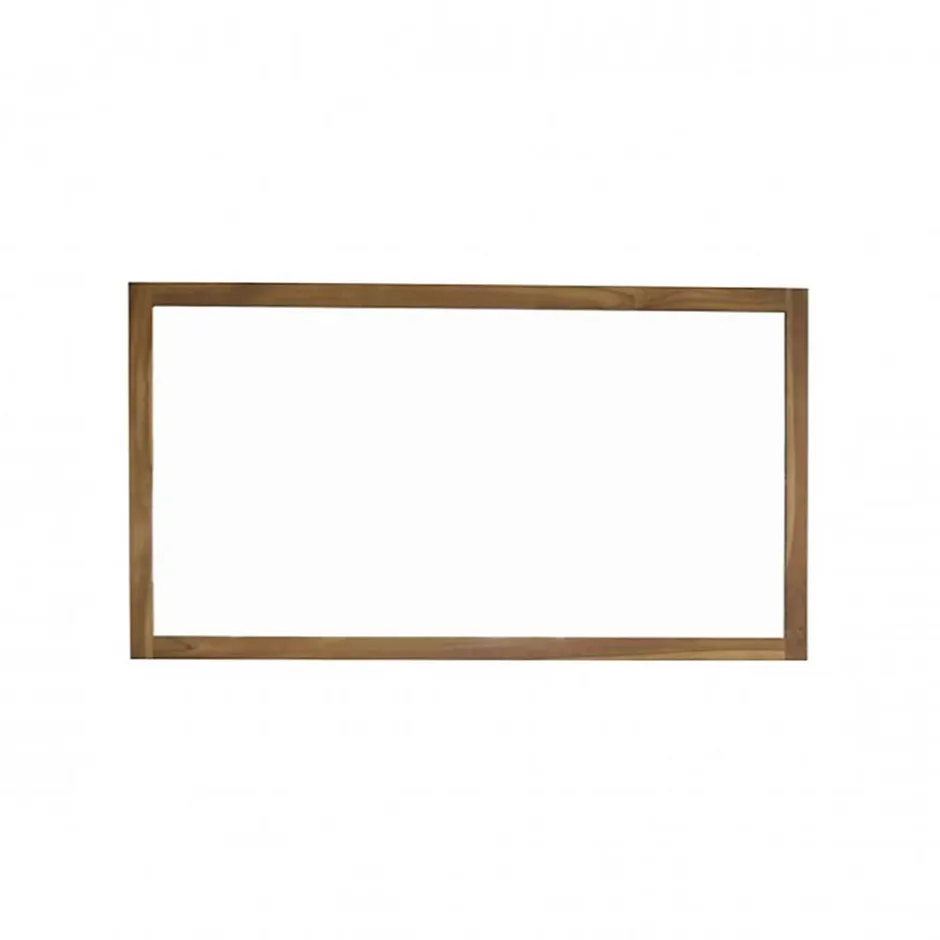 Berah Getah Miroir en teck massif rectangulaire 145x80 cm* Miroir Simple