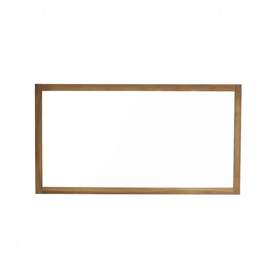 Berah Getah Miroir en teck massif 150x80 cm