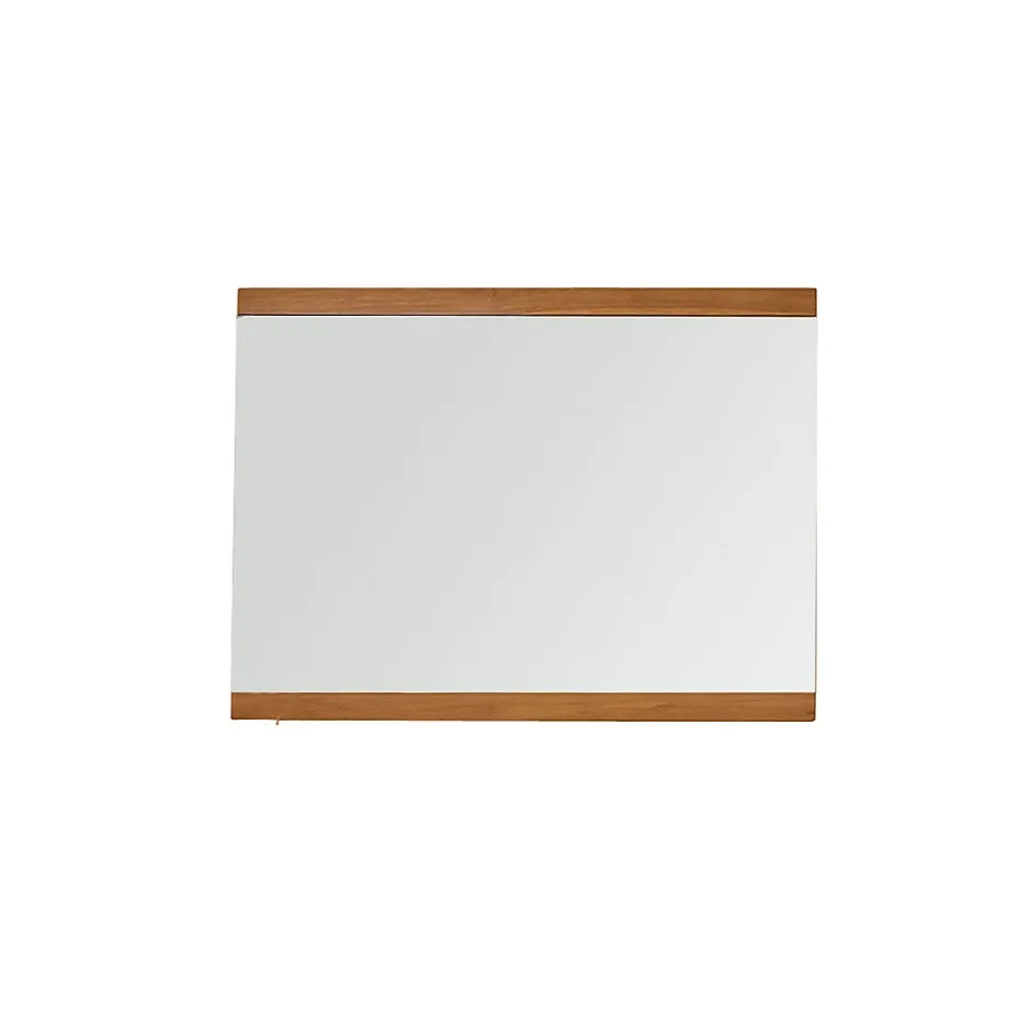 Berah Getah Miroir en teck recyclé massif 80 cm* Miroir Simple
