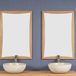 Wanda Collection Miroir en teck Tango 60 x 90 cm* Miroir Simple