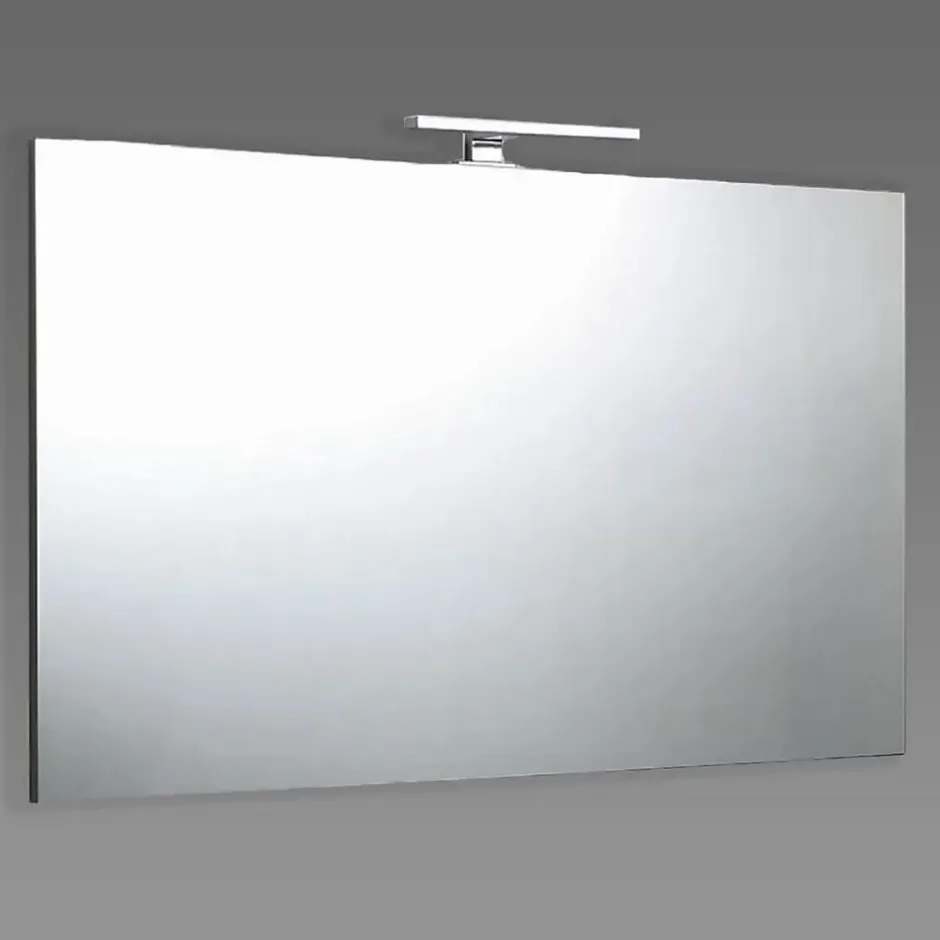 Kiamami Valentina Miroir Encastré Avec Lampe Chromée 100X70 Réversible* Miroir Lumineux