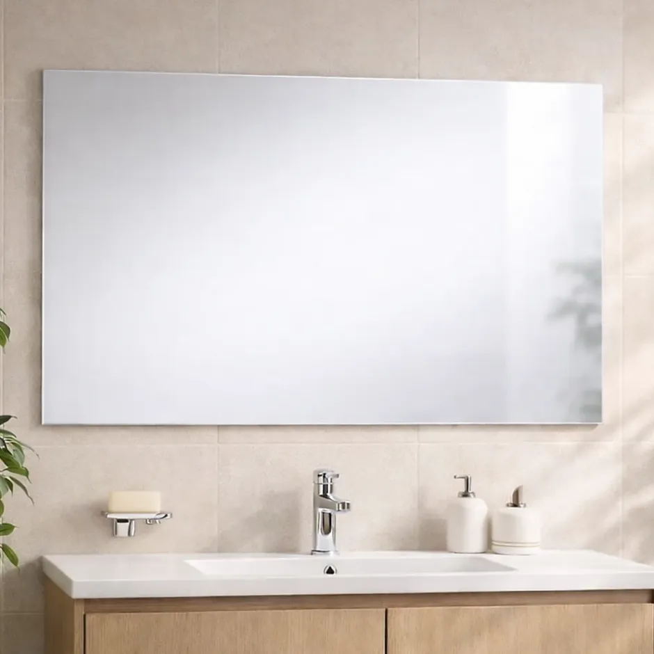 Kiamami Valentina Miroir Encastré Brillant Cm 100X70 Réversible* Miroir Grossissant