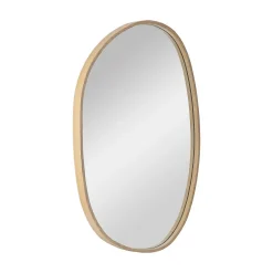 Mob-In Miroir galet réversible en chêne 40x65cm