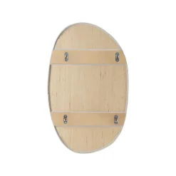 Mob-In Miroir galet réversible en chêne 40x65cm
