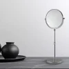 MPGlass Miroir grossissant double face sur pied télescopique, à poser, MP Glass Tess